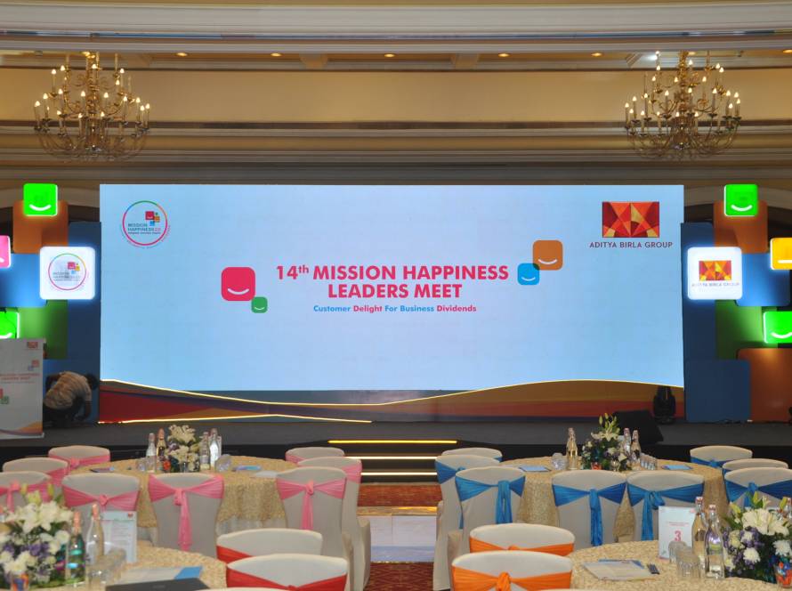 Mission Happiness Leaders Meet Corporate Summit by Hexacraft, one of the top event management companies in India.