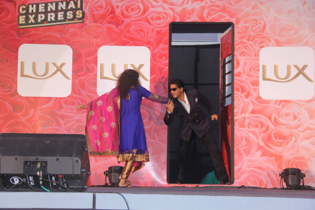 Lux & Chennai Express Promotion Stall Design and Fabrication done by Hexacraft Events & Entertainment, one of the leading event agencies in Mumbai.